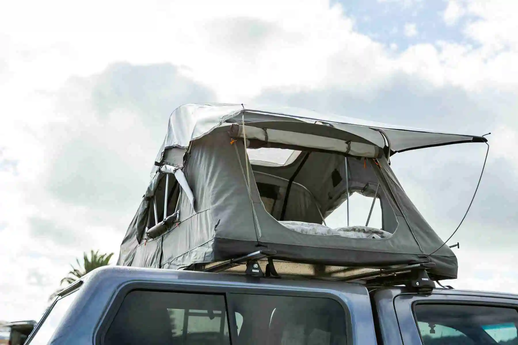 SUV Outdoor Folding Roof Top Tent Car Soft Cover Rooftop Tents for SUV Camping