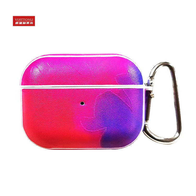 Special Pattern Color Design Leather 3D Protect Earphone Cover For Airpods Case 3D Protect Accessories