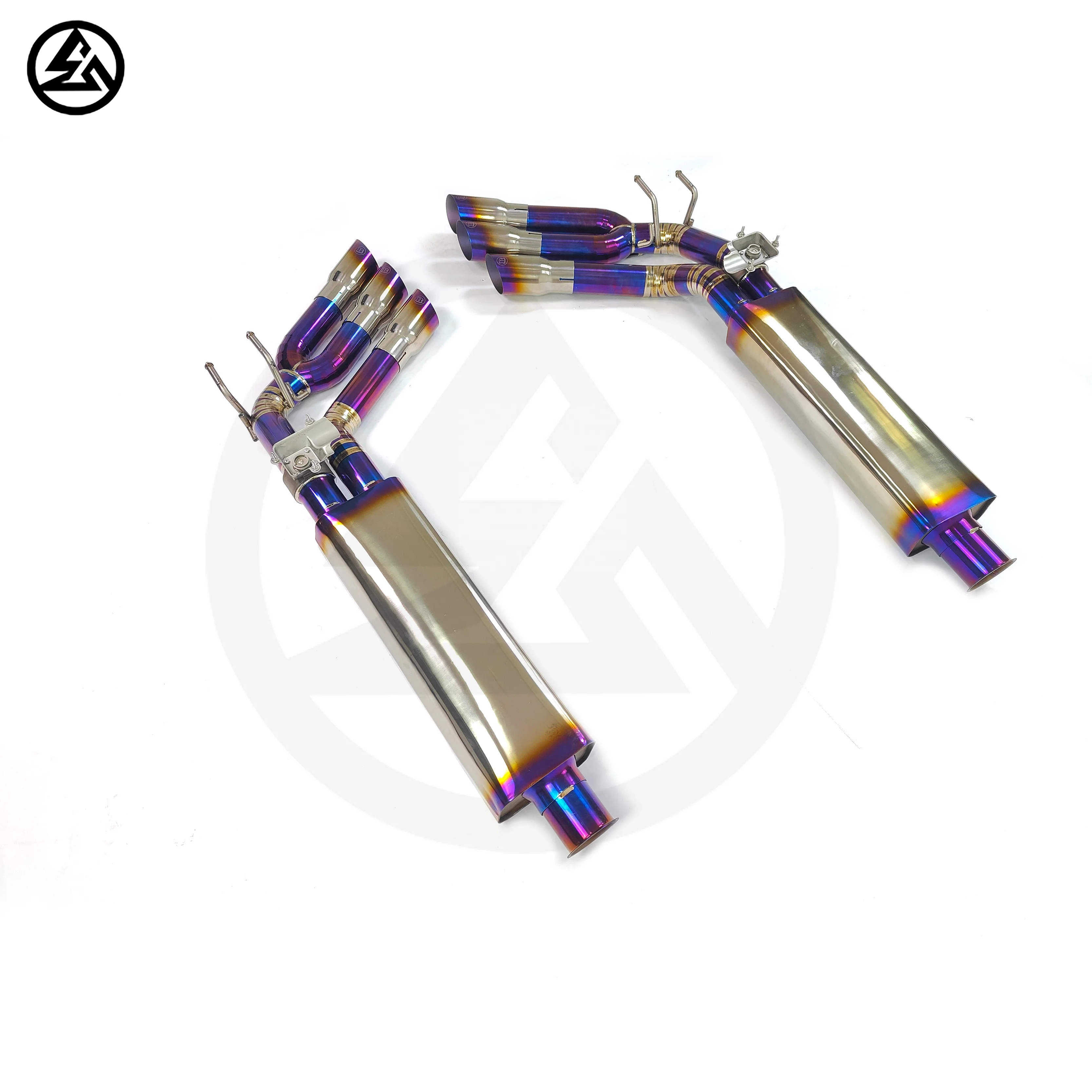 Новейший титановый OEM-глушитель для Mercedes benz W463 W464 G500 G55 G63 G65 AMG автомобильный выпускной клапан