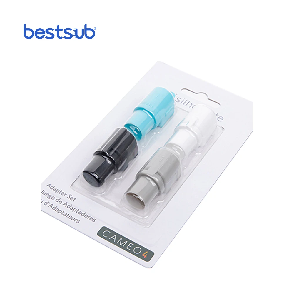 Silhouette CAMEO 4 Tool Adapter Set 3-pack of adapters  Premium Fabric Deep-Cut Kraft Blade
