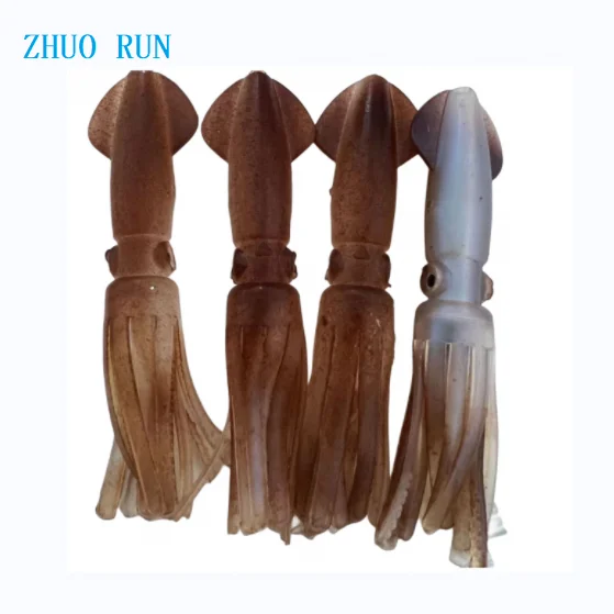 ZHUO RUN Wholesale 100mm 9.5g soft squid lure