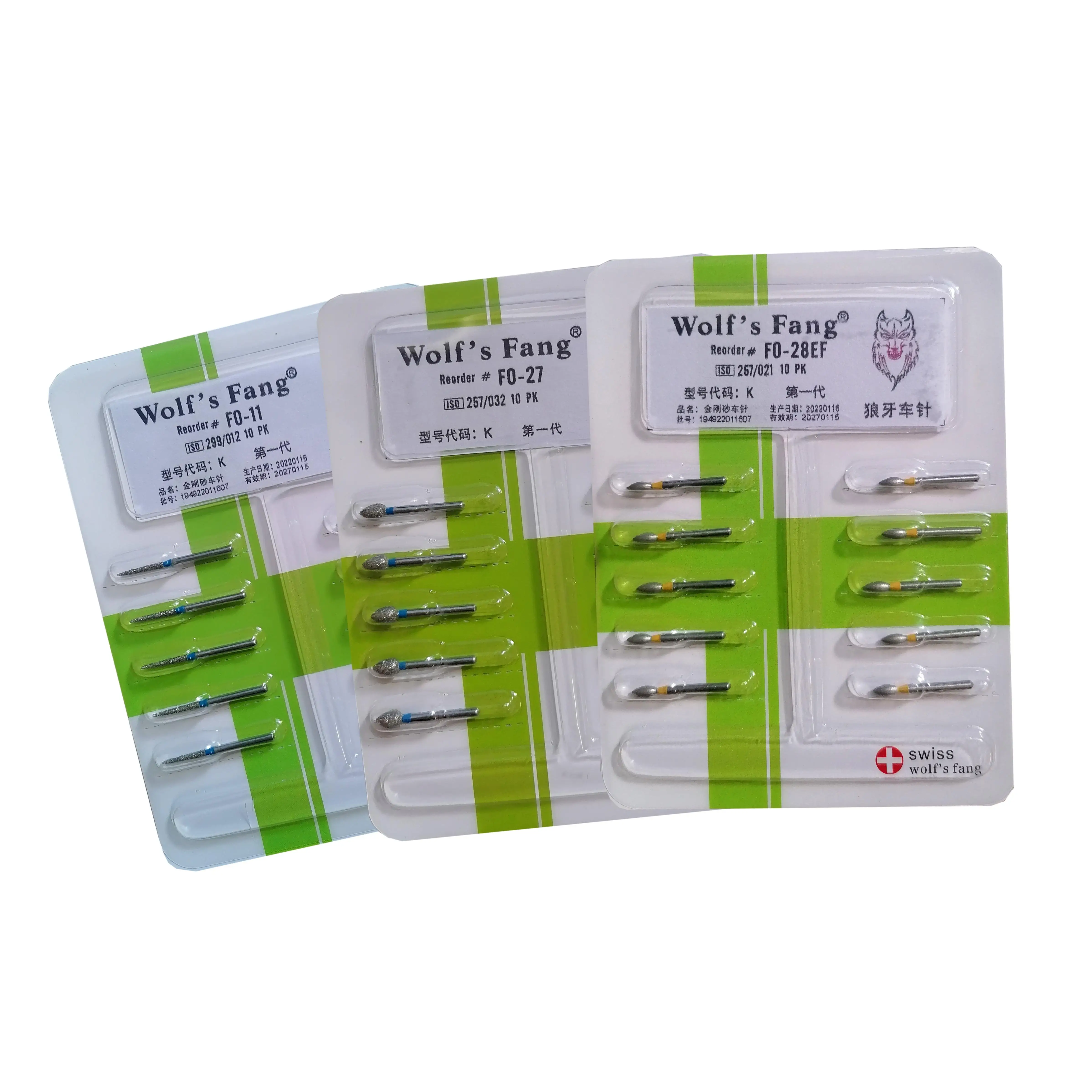 Dental Supplier Good Quality Stainless Steel Diamond Burs High Speed  Dental Diamond bur