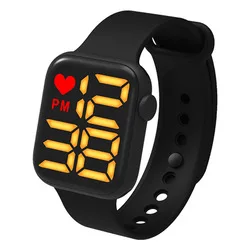 Fashion Men LED Digital Wrist Watches for Men Women Sports Army black Silicone Watch Electronic Clock Hodinky Reloj Hombre