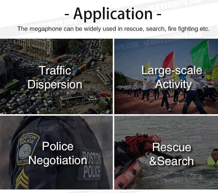 M6 Wireless Megaphone System for UAV Drone, Real-time Broadcasting system For DJI,UAV Airborne Speaker