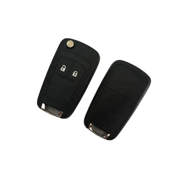 Flip key shell 2 button for c-hevrolet car key case