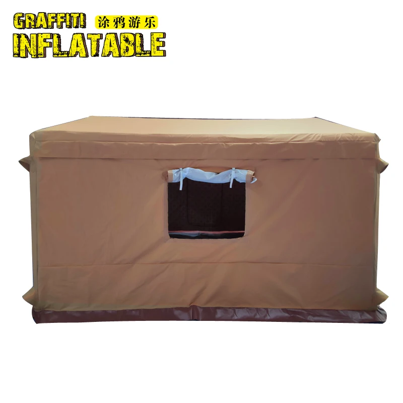 3*4m and Custom design hiking travelling large space Convenient Inflatable party camping tent