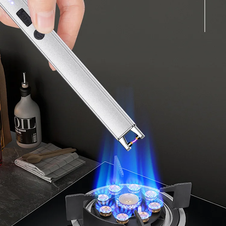 Portable Kitchen Electric Candle Lighter Arc Lighters Windproof Lighters For Scented Candles