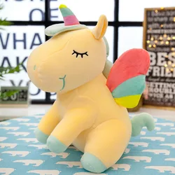 Unicorn cushion for sleeping in office plush toy  custom plush cushion seal toy soft seat cushion