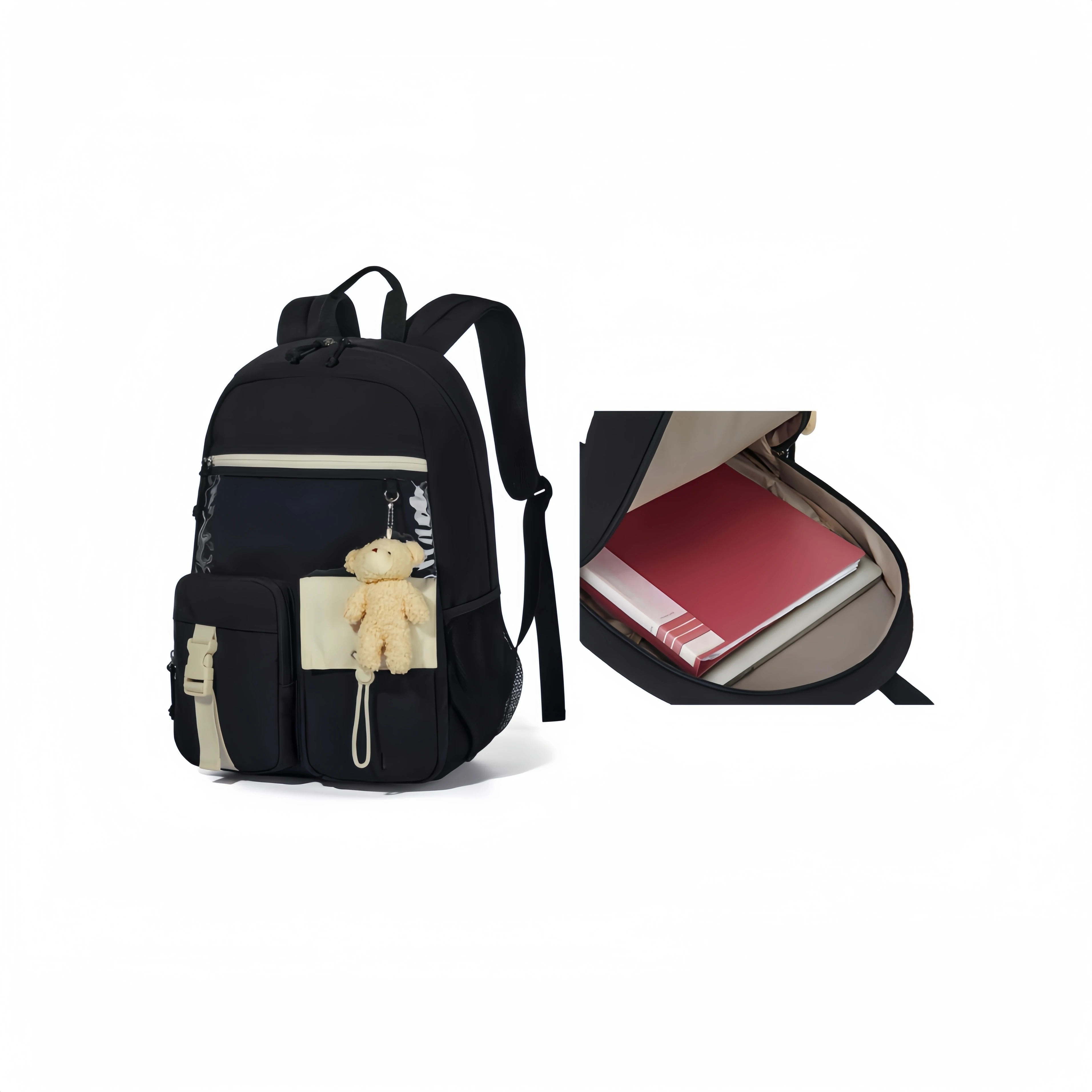 The factory manufactures Scientific Ridge Protection 3D junior high school bag ultra-light load reduction waterproof backpack