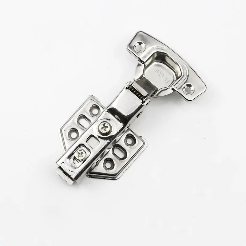 Thickened 3.0 Stainless Steel Hydraulic Buffer Door Hinge Silent Damping Hinge Cabinet Door Panel Hinges