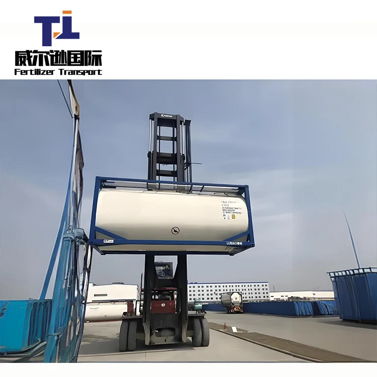 Large capacity 28cbm tank container Liquid gas safe transport tank container