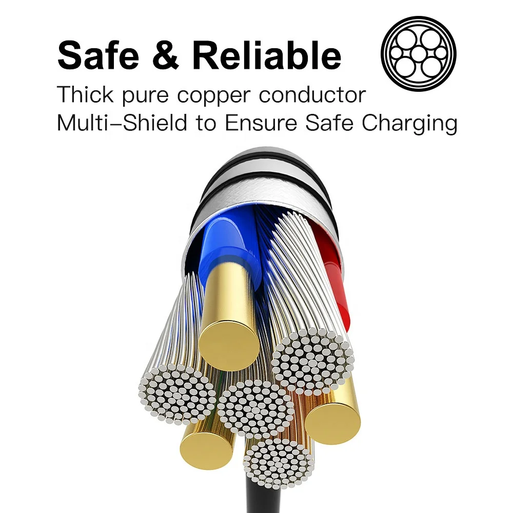 Original High Quality For iPhone Charger 1M 1.5M 2M USB Cable Data Transfer Fast Charging For iPhone Cable Support Customization