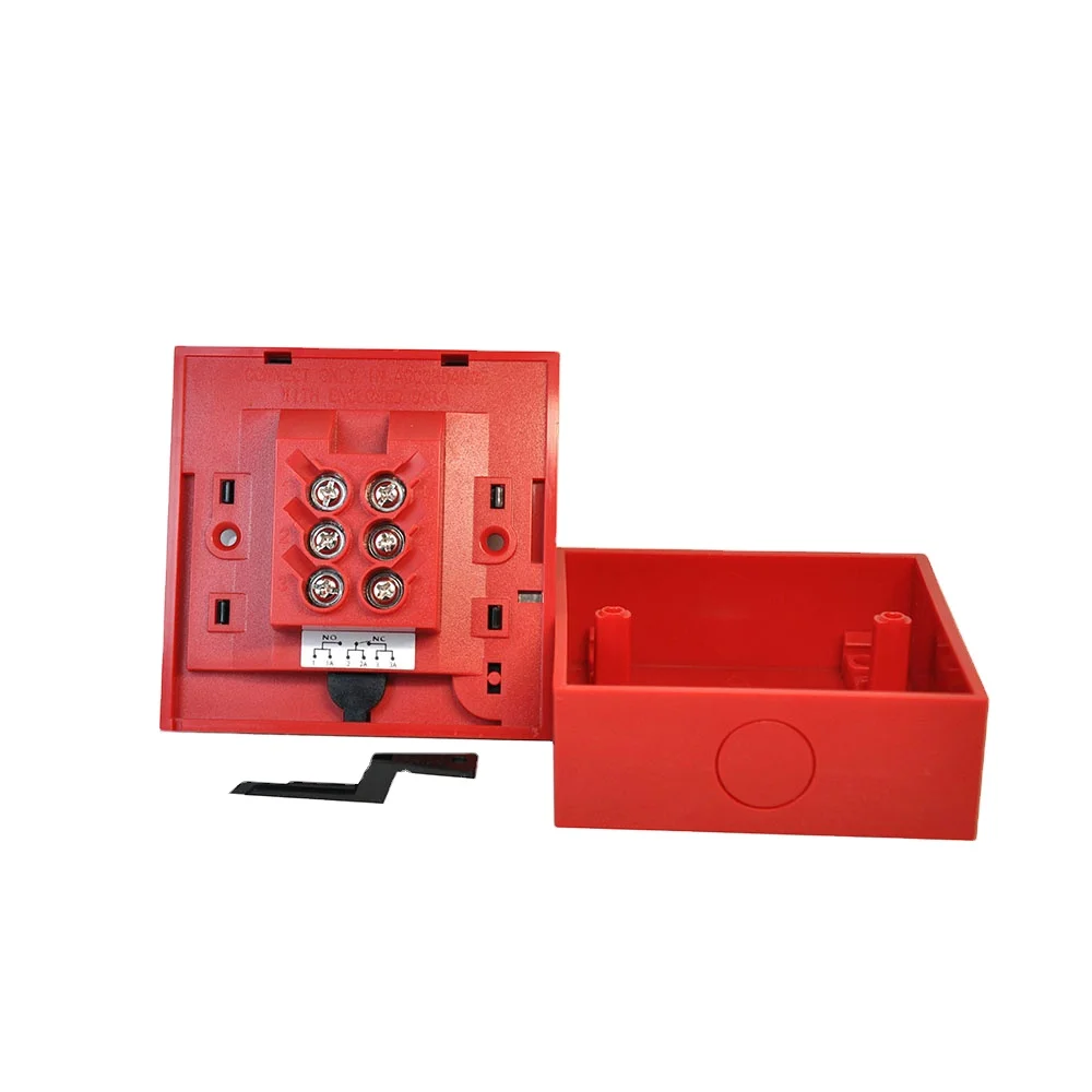 Fireproof Material 24V High Quality Glass Break Fire Alarm Emergency Manual Call Point