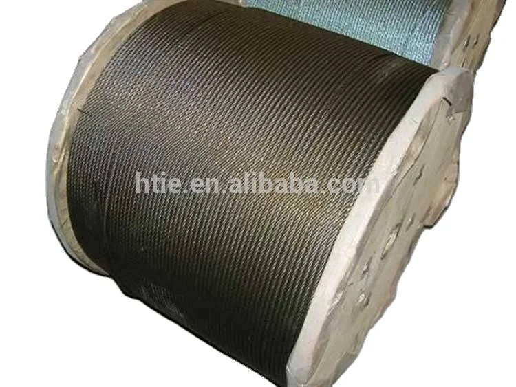 ungalvanized steel wire rope with yellow grease