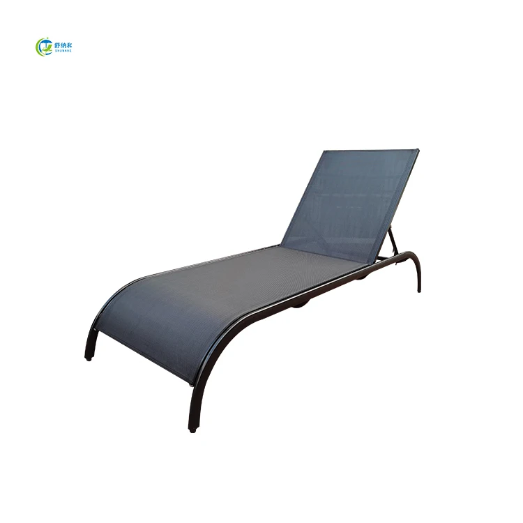 Профессиональный поставщик, гостиничный бассейн, открытый пляжный складной сетчатый тканевый шезлонг, пляжный стул