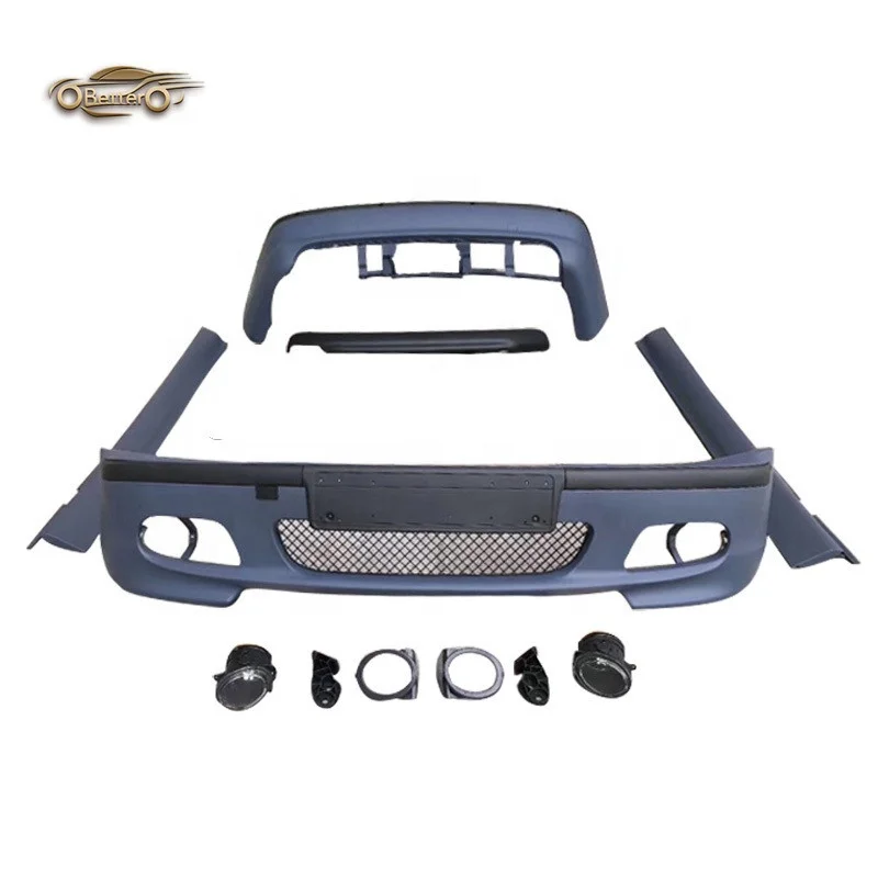 BETTER High Quality Car Body kit MT Style For Bmw 3 Series E46 Front bumper Rear bumper Side skirts