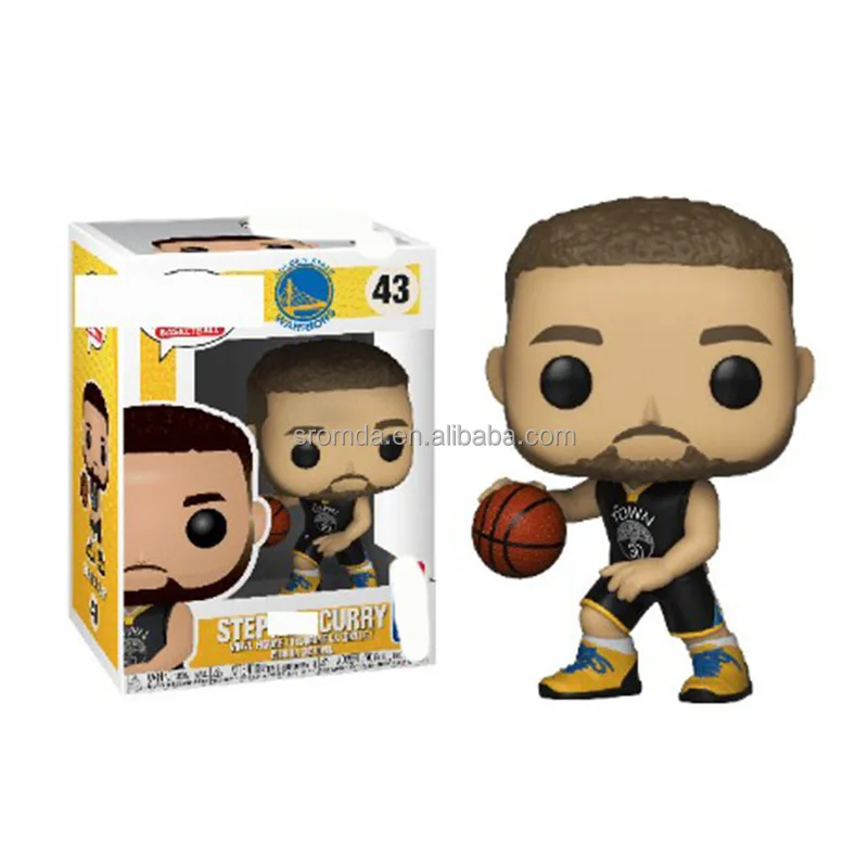 Hot Mini PVC Action Figure Toys Lebron James Harden Westbrook Lonzo Ball POP Carton Figure 3D Animation NBA star Figures