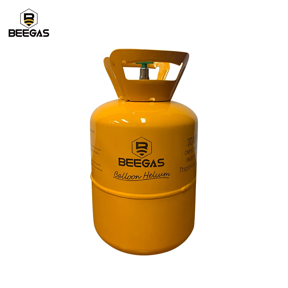 Beegas Factory Direct Pure Steel Helium Gas Tank Cylinder Low Pressure Industrial Use Balloons