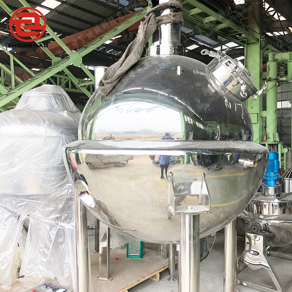 Factory Price Custom Stainless Steel Cosmetic Homogenizer Vessel Food Tomato Spices Sauce Powder Emulsifying Tank mixing machine