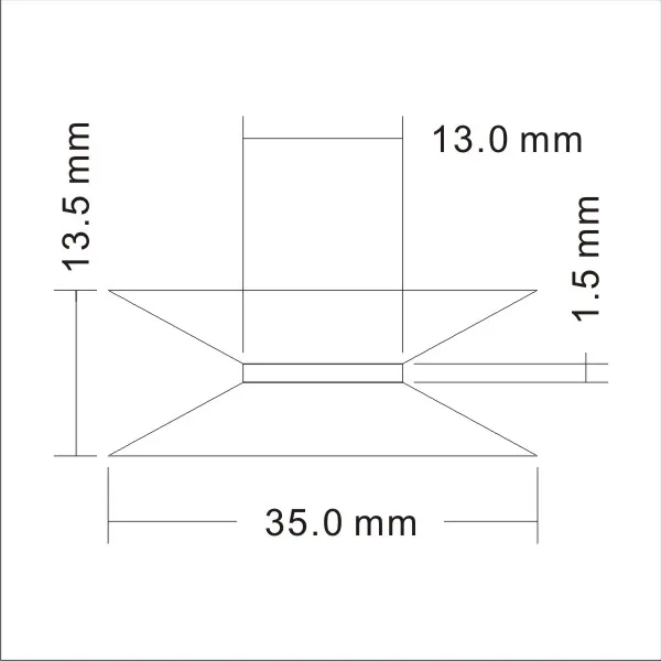 double heavy duty suction cup with hook