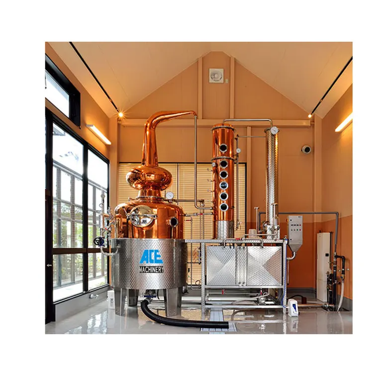 ACE 5000 Liter Distiller Alcohol Still Spirits Production Line