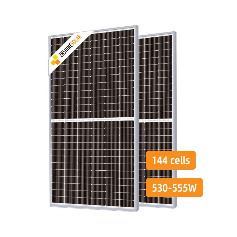 Znshine Solar Panels 10BB Double Glass PV Panels Mono Half Cell Solar Cells 530W 535W 540W 545W 550W Solar Panels