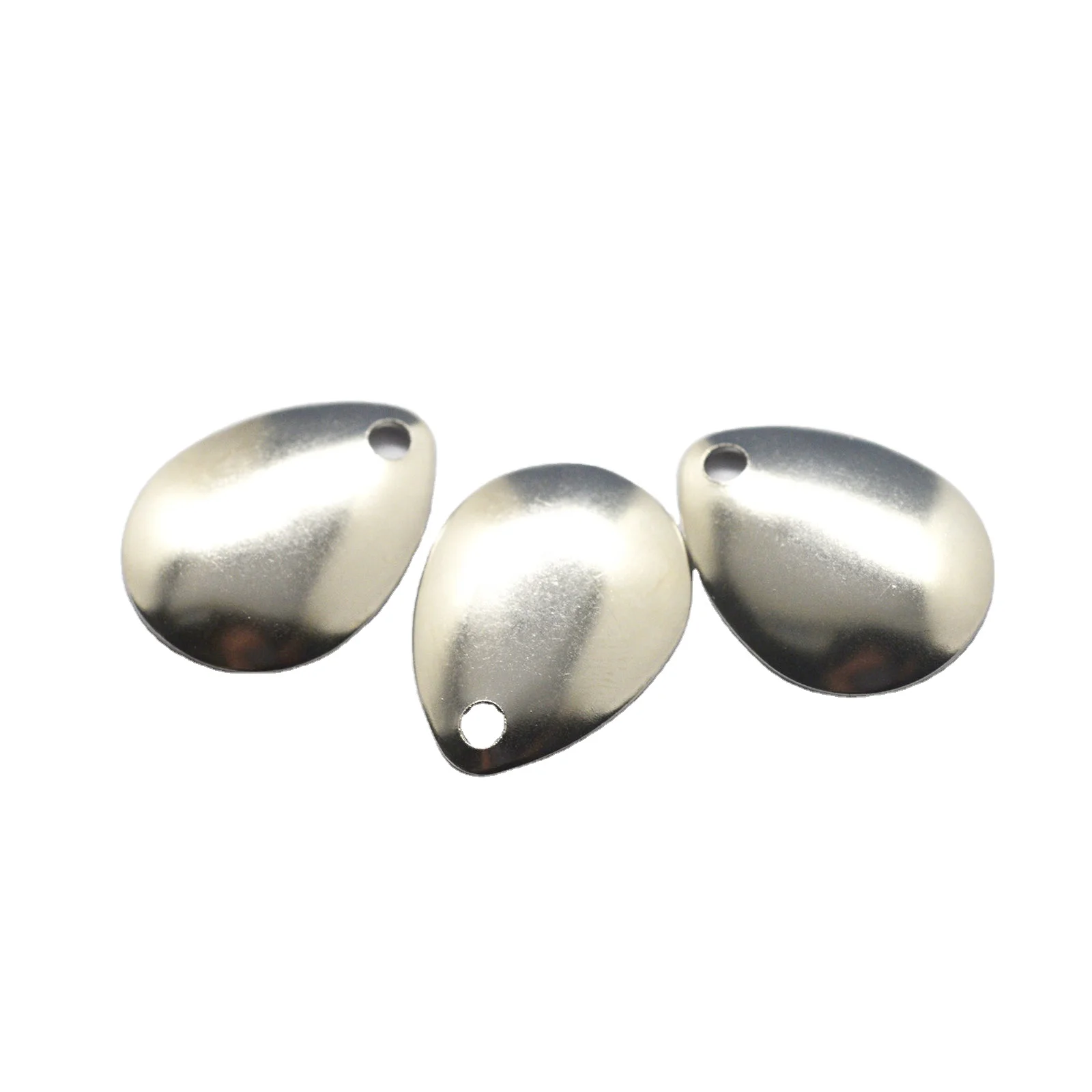 Spinner Blades for Fishing Lures Jig Bait Metal Brass Round Drop Shot Colorado Hammered Willow