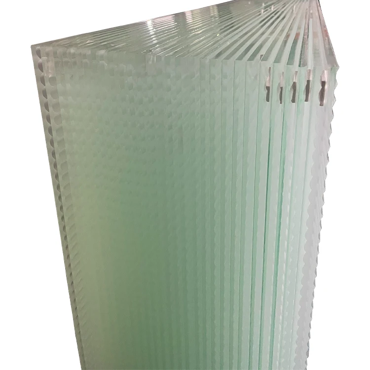 China Factory Wholesale Price Decorative Transparent Tempered Ribbed Reeded Moru Wave Fluted Art Figured Textured Sheet Glass