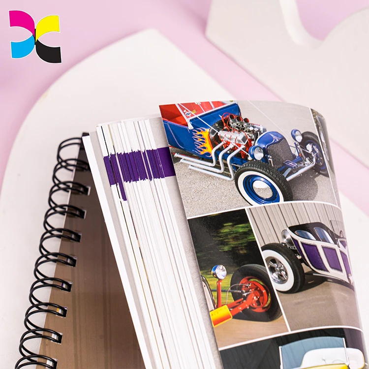 China custom oem YO bind bound hard cover spiral book printing