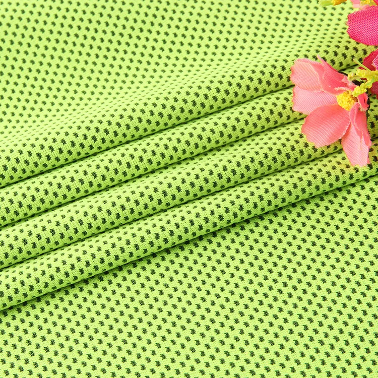Polyester knitted mesh 75D sweat towel mesh 160g sportswear mesh casual outdoor basketball clothing fabric