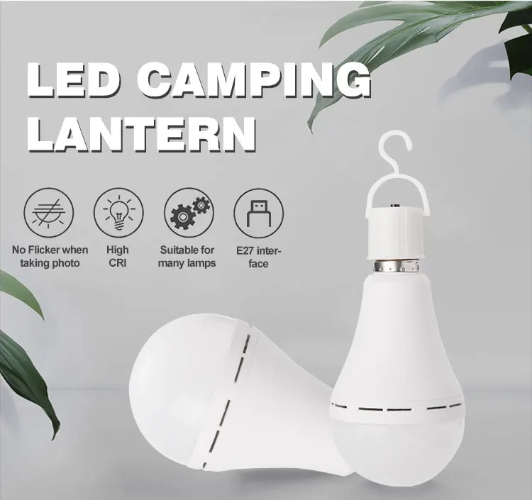 12W AC DC led bulb raw material rechargeable bulb skd / ckd emergency bulb