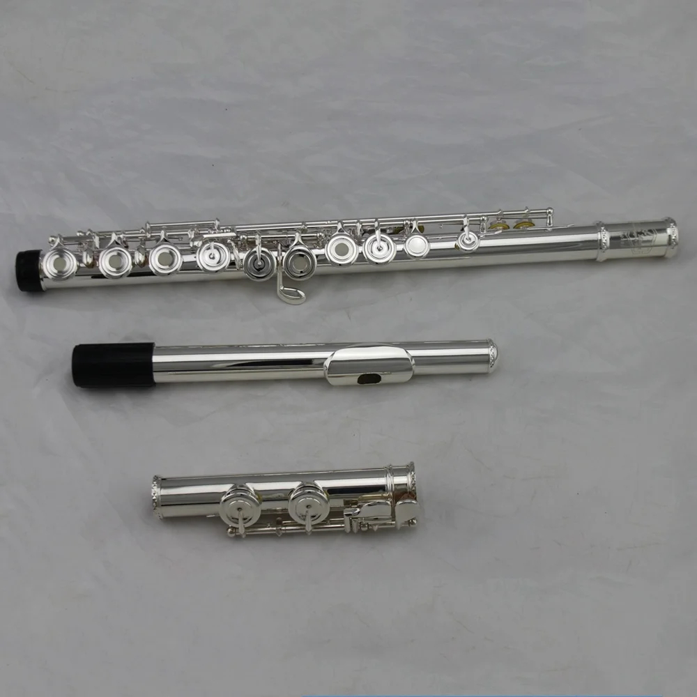 Cupronickel body Silver plated 16 open  hole Tone C flute
