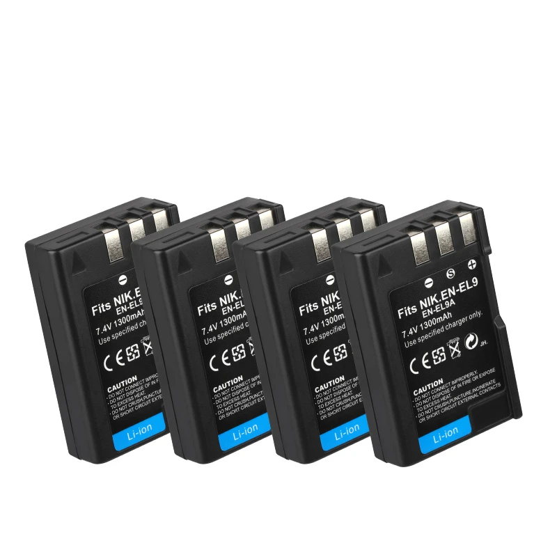 Huiyuan EN-EL9 EN EL9 EN-EL9a EN EL9a EL9a Camera Battery For EN-EL9a D40 D60 D40X D5000 D300 L15 Batterie