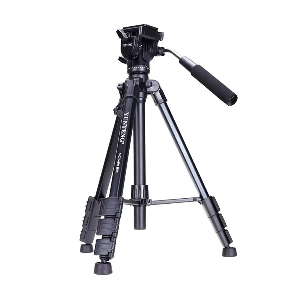 Rd professional Yunteng YT691 VCT-691 VCT-691RM aluminum tripod with ball head 4-section camera tripod for dslr cameras
