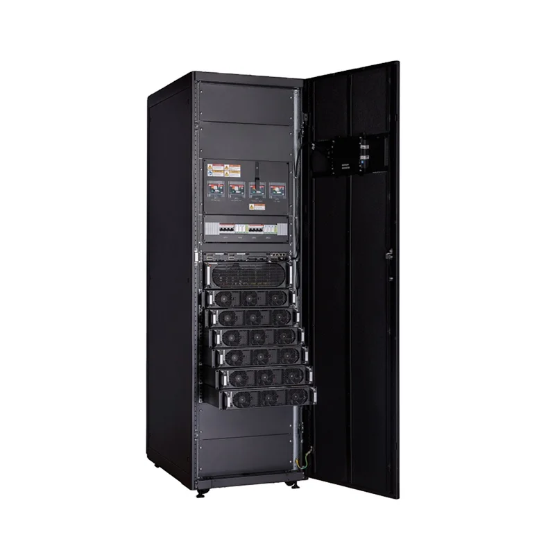 100% оригинальная онлайн модульная серия UPS 5000-E для средних и больших центров данных. Модель