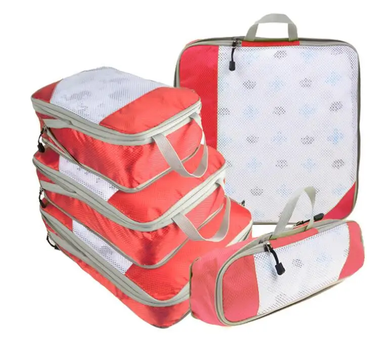 Amazon best selling packing cube 5 sets travel luggage packing organizers travel compression packing cubes