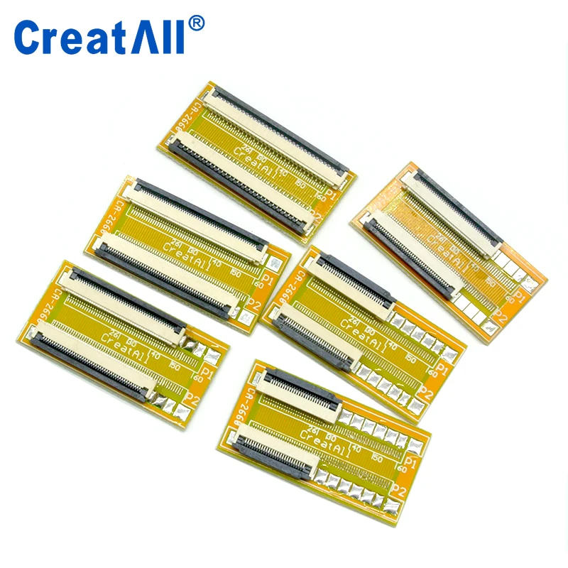 FPC FFC Cable 24 26 30 36 40 45 50 54 60PIN 0.5 mm pitch Connector SMT Adapter to 2.54 mm pitch PCB