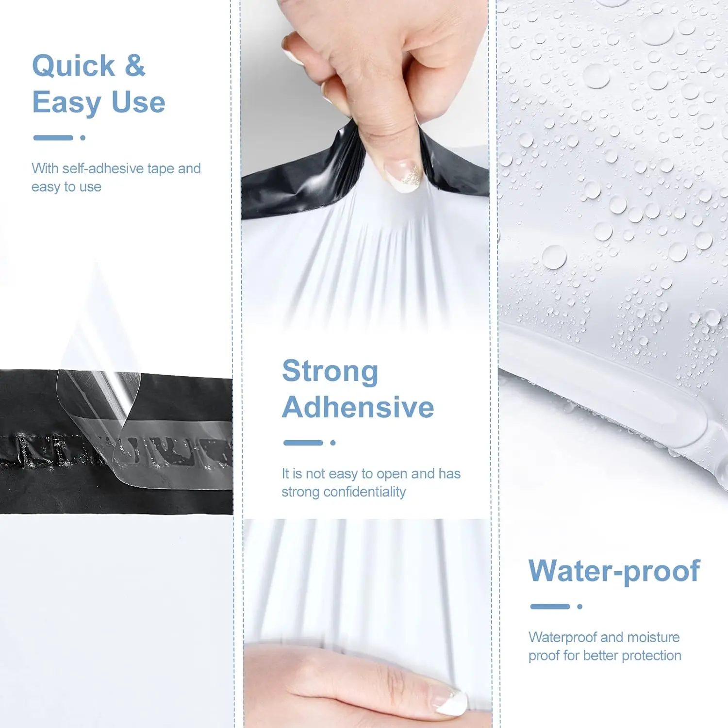 CTCX Custom Mailer Print White Mail Bag Pouches Bolsas Para Correo Wholesale Price Shipping Bag Custom Logo