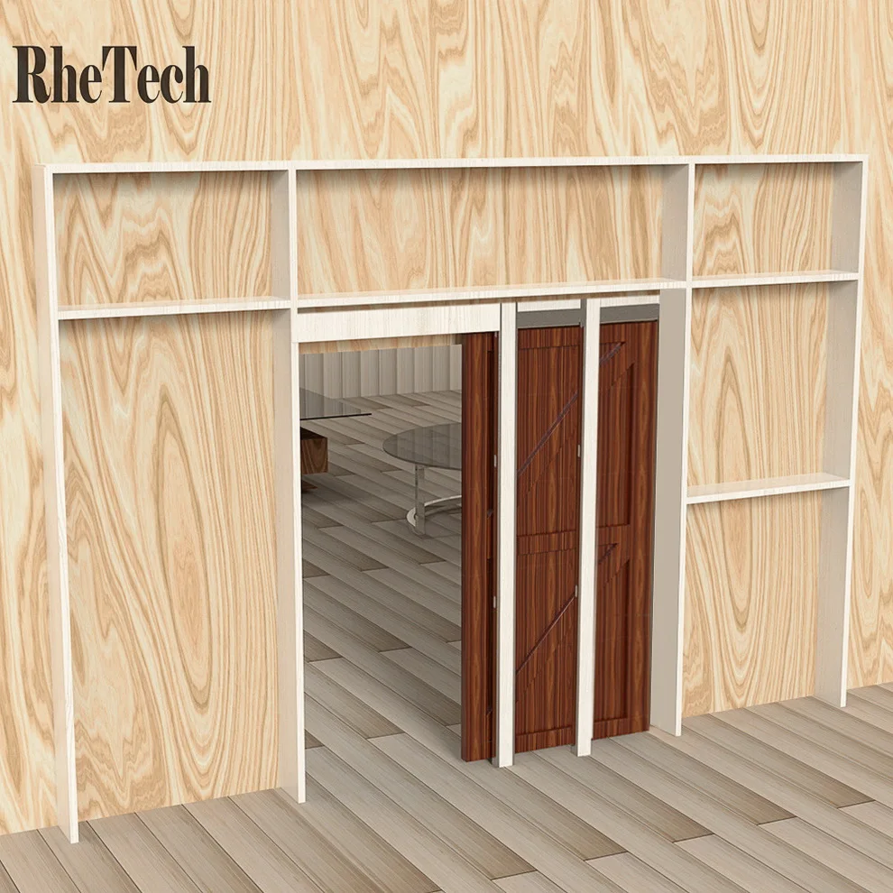 High Quality National Mortise Glass Door Full Overlay Heavy Duty Kitchen Cabinet Matte Black Soft Close Pocket Door Hardware