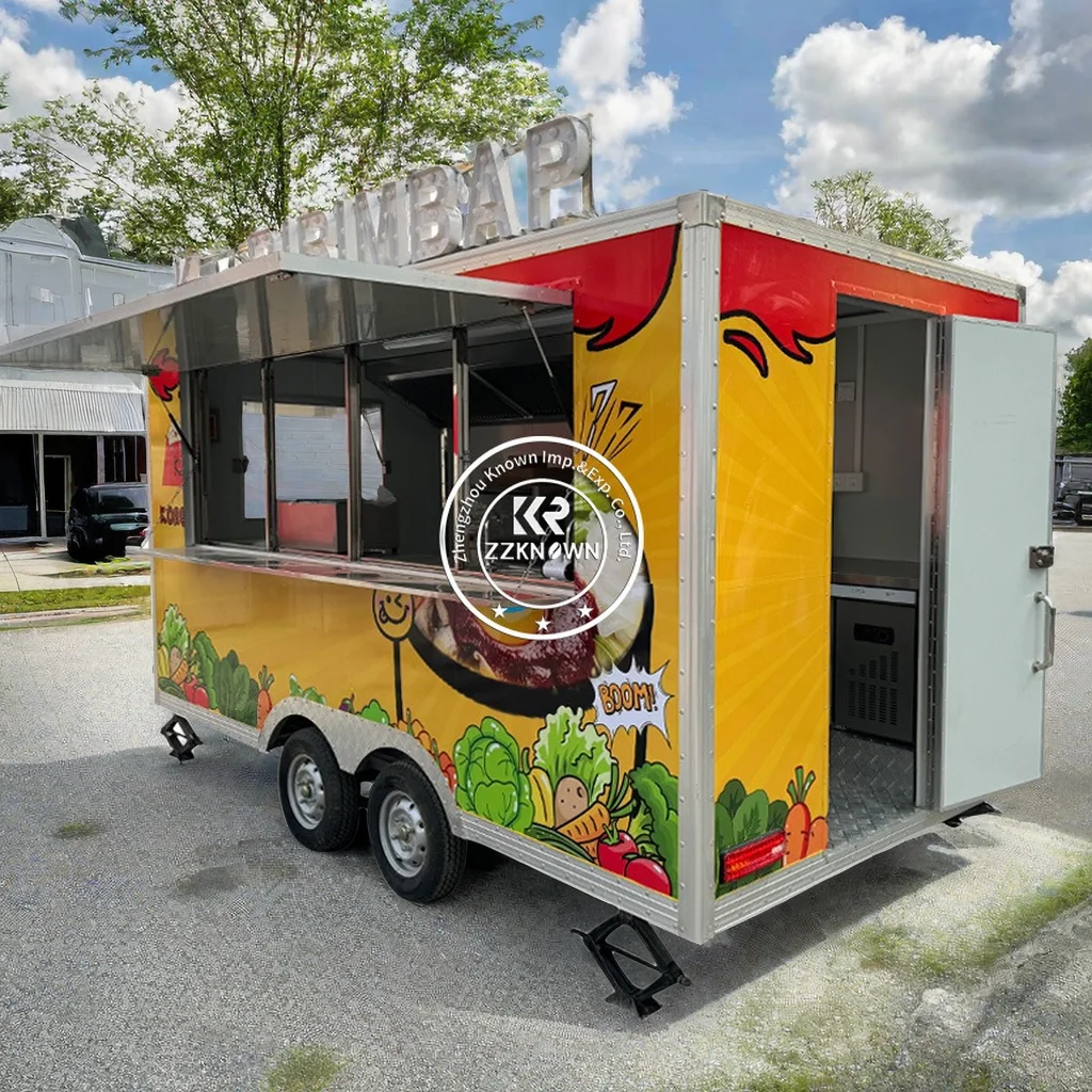 Мобильная тележка для быстрого питания фургон кофе трейлеры еды полностью оборудованные индивидуальные многофункциональные тележки мобильный