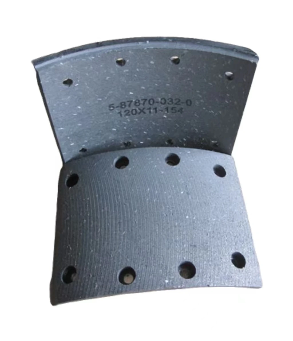 5-87870-032-0  brake lining  brake drum brake shoe   with 8*24 8*22 6*24 6*22  rivet