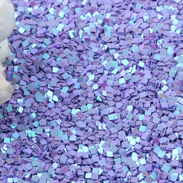 New Hot 2mm Tiny Square Shape PVC Loose Sequins Glitter Paillettes For Nail Art Manicure