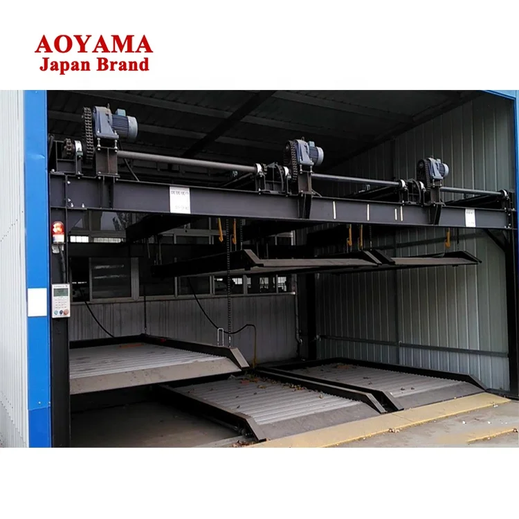 PSH mechanical car parking system TWO FLOOR simple lifting and sliding parking equipement