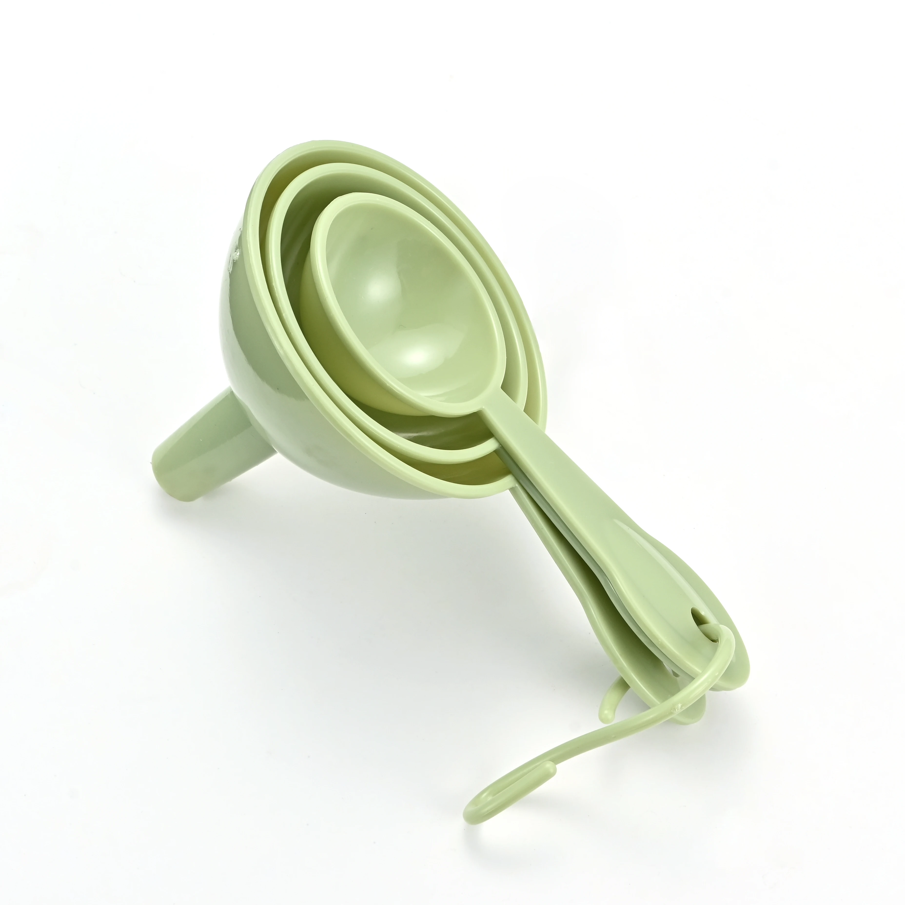 
Food Grade OEM Colour 4pcs Set Kitchen or Lab Use Cheap Plastic Funnel 