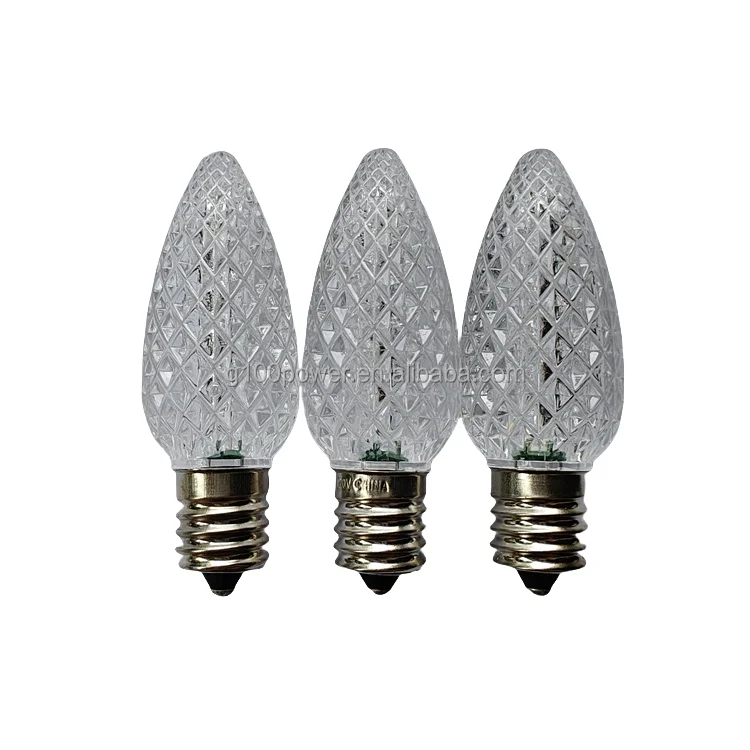 G100Power Outdoor Commercial Grade Ultra Bright Christmas Light C9 LED Bulbs Replacement for Outdoor Holiday Lighting