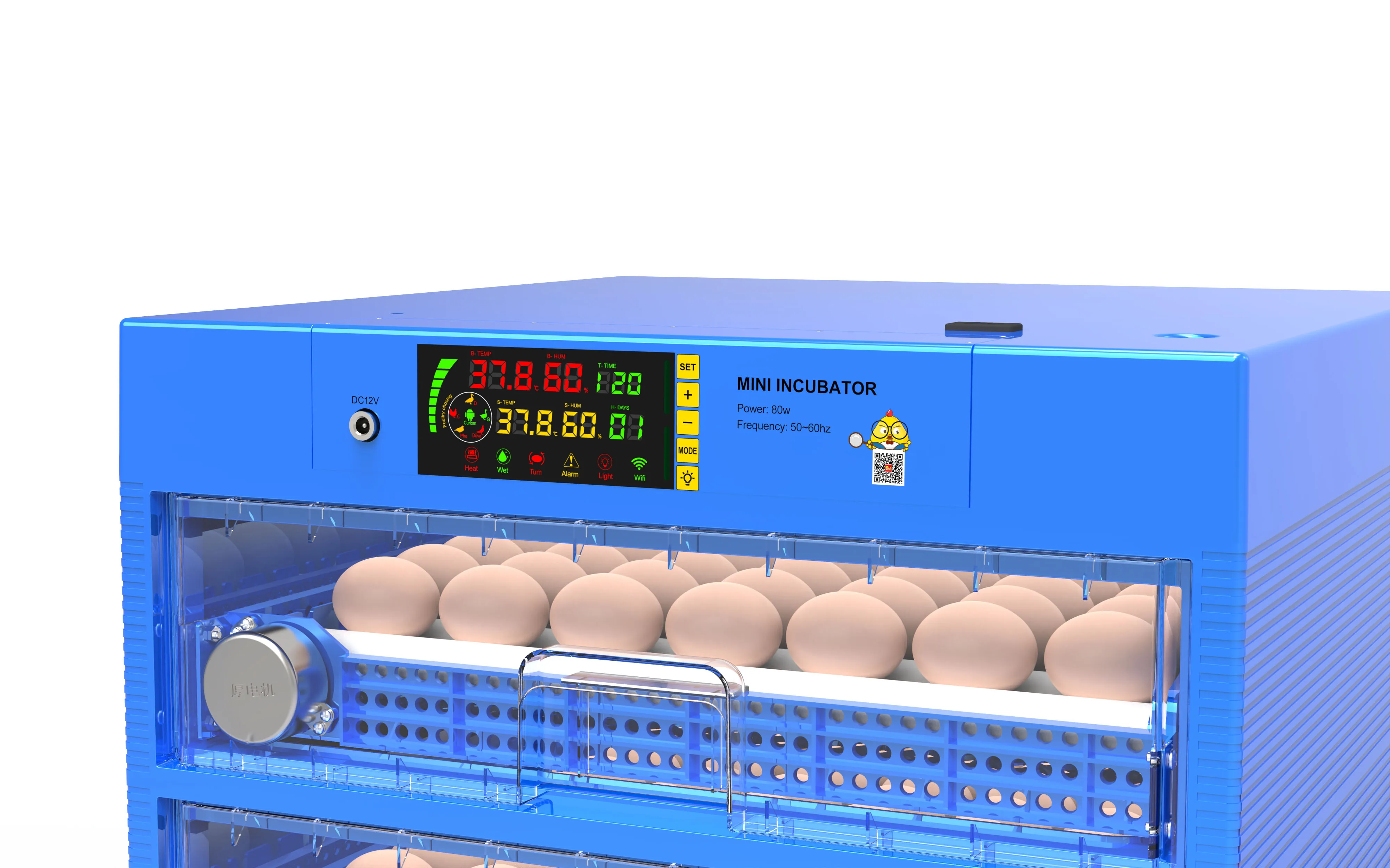 200 chicken eggs automatic egg incubator poultry incubator egg hatcher system