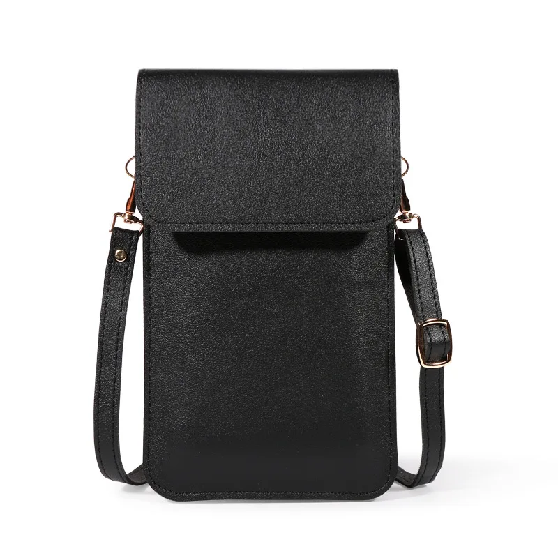 Customize mini leather crossbody bags women and girls fashion side bags colorful mobile phone bag for girls