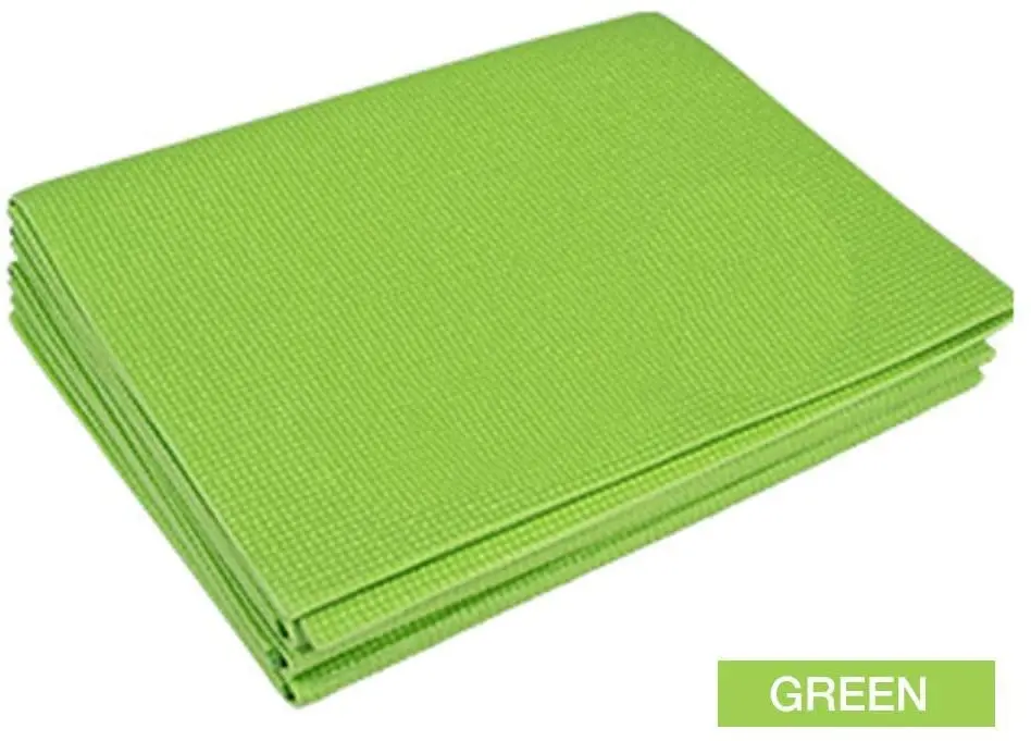 Foldable Yoga Mat for Travel, Portable Non-Slip Training Mat Camping Mat, High Tear Resistance and Moisture Resistance