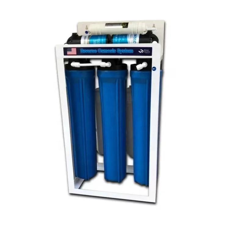 6 Stage Water Filter Purifier High Quality 20 Inch Triple Big Blue Housing Cartridge Filter Plastic Jumbo Blue