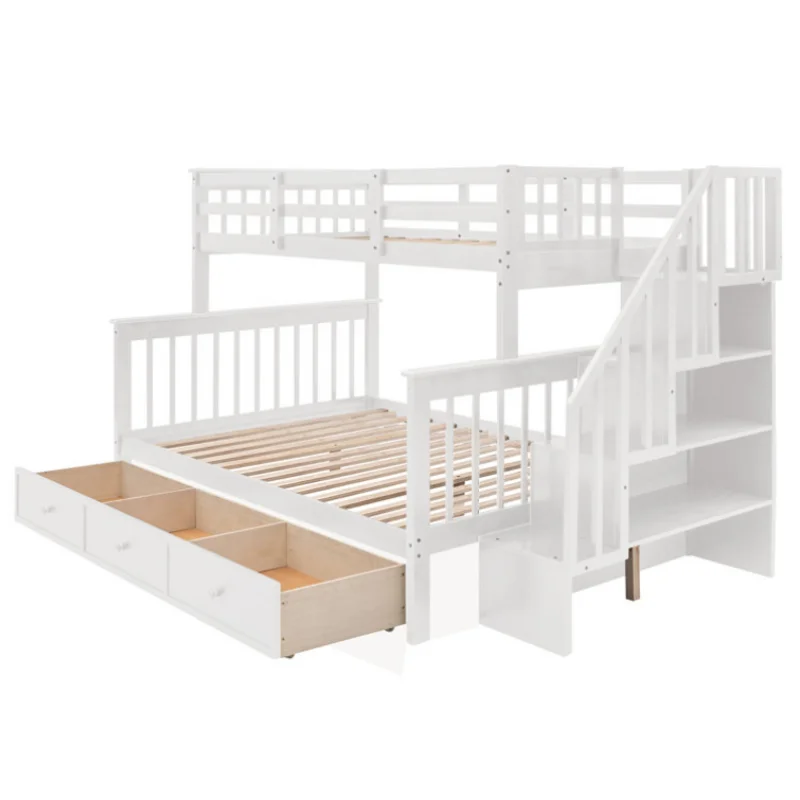 Montessori Bed Single Children House Solid Pine Wood Toddler Bed Kids Bunk Wooden Bed